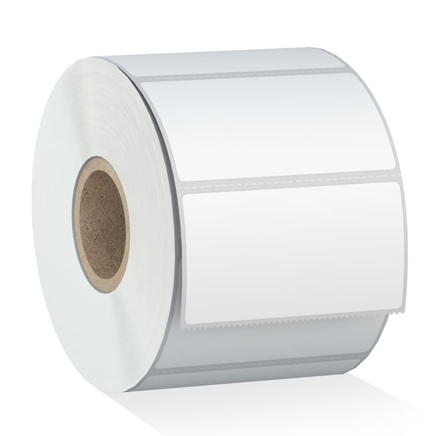 Rollo de pegatinas térmicas Misofuki de 2,25 x 1,25, 1000 etiquetas