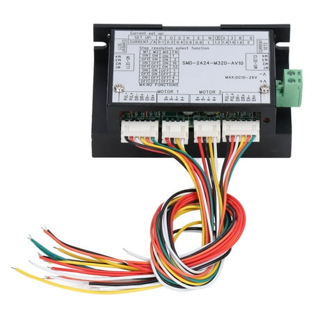 

2 Phase 4 Wire Stepper Driver 2 in 1 Bipolar Stepper Motor Drivers Photoelectric Isolation