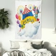 thumbnail image 3 of Circus Decor Wall Hanging Tapestry, Illustration of a circus above the clouds fireworks entertainer comedian, Bedroom Living Room Dorm Accessories, 40 X 60 Inches, by Ambesonne, 3 of 5