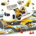 thumbnail image 2 of Dwi Dowellin Juguetes para 1 2 3 4 5 Niños de 6 años, Niños Juguetes de avión con 4 coches Dwi Dowellin Dwi Dowellin, 2 of 2