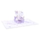 thumbnail image 1 of Advancent 3D cumpleaños Pop Up flor saludo tarjeta de papel en blanco sobre aniversario Acción de Gracias Navidad vacaciones regalo mujeres artesanía Kits de decoración para fiestas Púrpura Advancent HA010337-02, 1 of 6