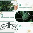 thumbnail image 4 of RONSHIN 6FT Artificial Christmas Tree with Metal Stand & 7-Layer Pine Needles, Indoor/Outdoor Holiday Decor, 4 of 8