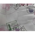 thumbnail image 4 of oneOone Georgette Viscose Pink Fabric Stamps & Direction Compass Travel Craft Projects Decor Fabric Printed By The Yard 42 Inch Wide, 4 of 4