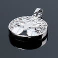 thumbnail image 1 of Colliers Pendentifs en Pierre Précieuse Ronde Naturelle Kabbalah Arbre de Vie, 1 of 6