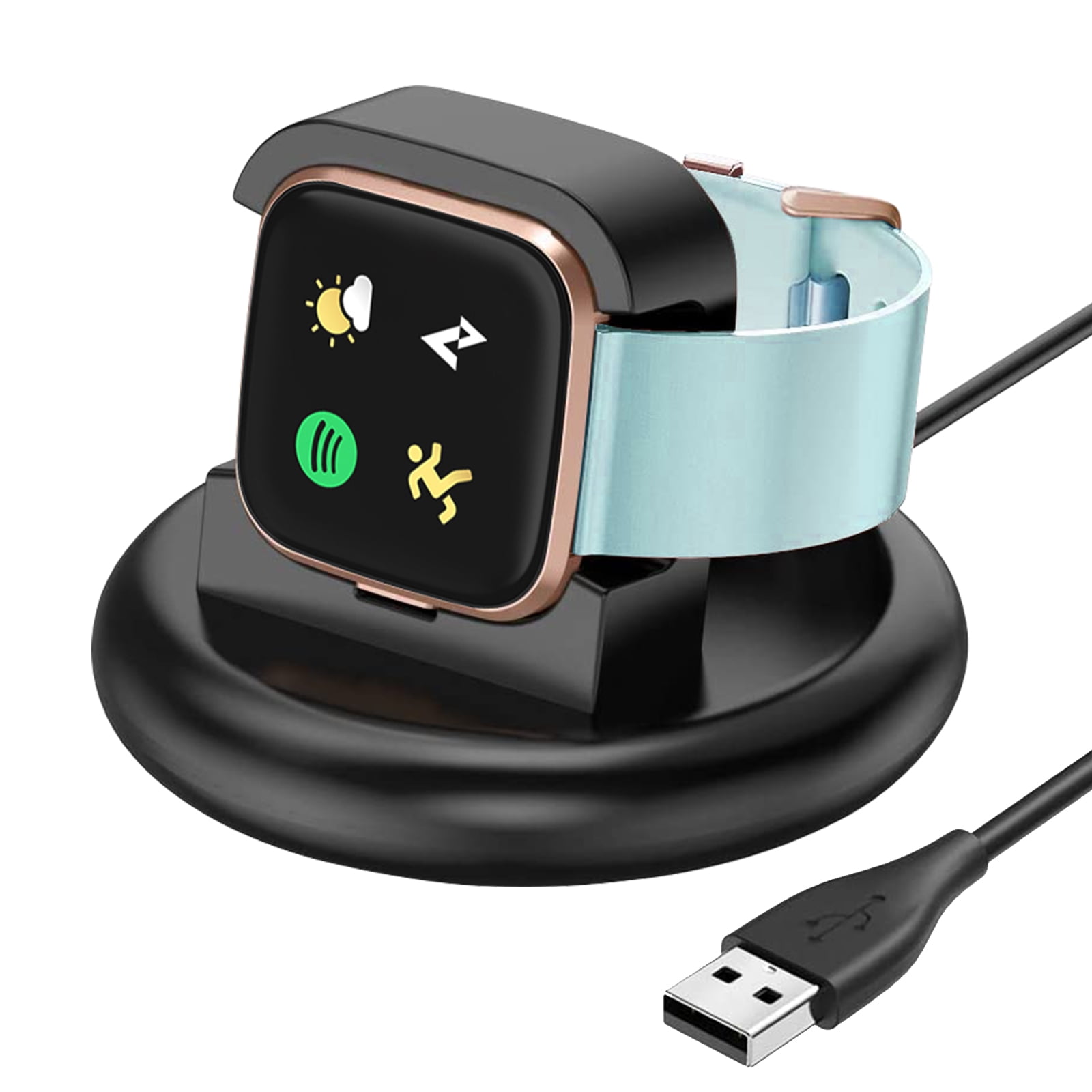 fitbit versa 2 charging