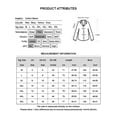 thumbnail image 2 of DYMADE Womens Cotton Linen Plus Size Loose Blouses 3/4 Sleeve Casual Kimono Tops, 2 of 2