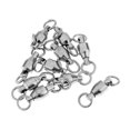thumbnail image 2 of 20pcs Anillos Sólidos Eslabón Giratorios Swivels Rodamiento de Pesca Accesorios Sunnimix Giros de rodamientos de bolas, 2 of 5