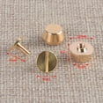 thumbnail image 4 of OUNONA 30pcs Smooth Edges Button Studs for Bag Hardware with Durable Design in Golden, 4 of 4