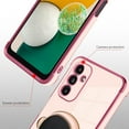 thumbnail image 2 of Compatible with Samsung Galaxy A13 5G Case Astronaut Plating Electroplate Luxury Elegant Case Camera Protector Kickstand Shockproof Protective Corner Back Cover Galaxy A13 5G Case -Pink, 2 of 10