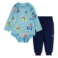thumbnail image 1 of Hurley Ensemble 2 Pcs Justaucorps à Manches Longues et Pantalon de Jogging pour Bébé Garçons, Imprimé Requin Copa, 24M, 1 of 3