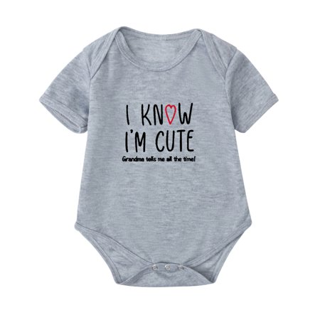 

Mchoice Funny Newborn Bodysuits Baby Pregnancy Announcements Onsies Romper Jumpsuits for Christening Baptism