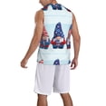 thumbnail image 2 of Pofeuu Cute Gnomes in USA1 Print Basketball Jersey, Shirts for Men Youth Basketball Jersey Crew Neck-XX-Large, 2 of 6