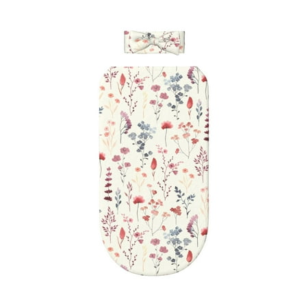 

Lafuoo Wildflower Watercolor 3 Pattern 0-6 Months Newborn Swaddle Bag Headband Set for Girls Clothes Baby Care Products