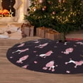 thumbnail image 6 of Rateoe Poodle Dog Print Christmas Tree Skirt 36" for Xmas Holiday New Year Party Circle Tree Mat Ornaments Decoration, 6 of 7