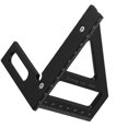 thumbnail image 1 of Carpenter Square Woodworking Square Protractor Aluminum Miter Triangle Ruler Multi Angle 45/90 Degree Layout Measuring Ruler ,Long Lasting, 1 of 6