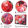 thumbnail image 3 of Designart "Blooming Geraniums At Sunset" Geraniums Canvas Prints, 3 of 7