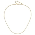 thumbnail image 4 of 14K Yellow Gold Rope Chain Styles Necklace Adjustable 1.2mm D/C 22 inch 1.2 mm, 4 of 6