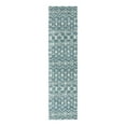 thumbnail image 2 of Unique Loom Moroccan Trellis Shag Collection Area Rug - Meknes (2' 7" x 10' Runner Light Blue/Ivory), 2 of 6