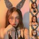 thumbnail image 1 of Diadema con orejas de gato y encaje de Catwoman Halloween Christmas Dress Up TUNC Sencillez, 1 of 3