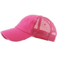 thumbnail image 4 of Ponytail Messy High Bun Adjustable Mesh Trucker Baseball Cap, 4 of 7