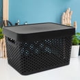 thumbnail image 4 of Caja con Tapa Plastic Trends Modelo Paris Capacidad 17Lts Color Negro 1 Pieza, 4 of 4