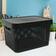 thumbnail image 4 of Caja con Tapa Plastic Trends Modelo Paris Capacidad 17Lts Color Negro 1 Pieza, 4 of 4