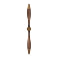 thumbnail image 6 of DecMode Brown Metal 2 Blade Airplane Propeller Wall Decor with Aviation Detailing, 6 of 8
