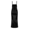 thumbnail image 3 of Robe d'Été Ample pour Femmes Robe d'Été pour Femmes à Bretelles en Soie et Satin Queue de Poisson Ample et Confortable Robe Ample pour Femmes Été, 3 of 8
