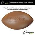 thumbnail image 3 of Champion Sports Coated High Density Foam Football Brown, 3 of 3
