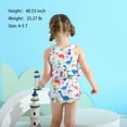 thumbnail image 3 of Younger Tree Toddler Baby Girls 2PCS Swimsuit Infant Summer Sleeveless Beach Bikini Swimwear Bathing Suit for 2-3T, 3 of 8
