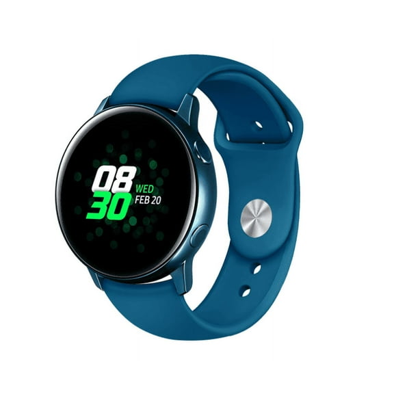 PENGXIANG Fit Samsung Galaxy Watch Active/Active 2 Bands, 20mm Quick Release Stylish Sport Silicone Bands Straps Wristbands Bracelet Watch Band Replacement for 42mm Galaxy Watch