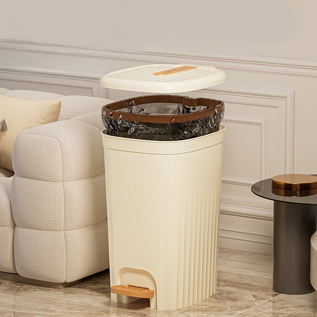 TIMIFIS Garbage Can Bathroom Trash Can Odor Blocking Trash Can with Lid Large Capacity Trash Can Living Room Trash Can Squares Thickened Trash Can Kitchen Gadgets