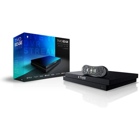 TiVo Edge for Cable TV, DVR and Streaming 4K UHD Media Player with Dolby Vision HDR and Dolby Atmos for 6 tuners 2TB system