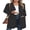 Black, variant on WUJINXIA Womens Lightweight Loose Fit Cardigan Coat Open Front Long Sleeve Sweater Jacket with Side Pockets