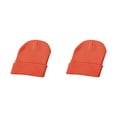 thumbnail image 2 of Guardurnaity Gorros Gorros Sombrero de punto Moda Protección para la cabeza Skullies Sombreros Cubierta Disfraces Accesorios Regalos Invierno naranja 2piezas, 2 of 6