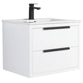 thumbnail image 2 of Fine Fixtures Kingsford Vanity 24" Wide With Drawers - White - Sink Included, 2 of 10