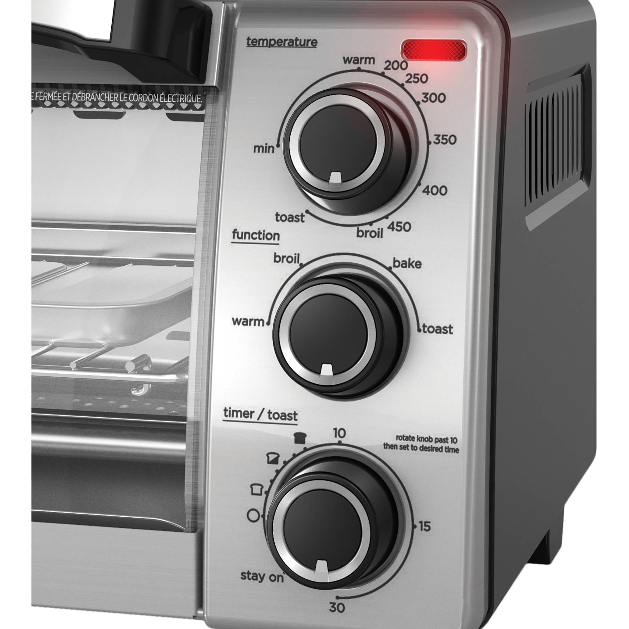 BLACK+DECKER TO1755SB Natural Convection Toaster Oven Stainless Steel -  Silver for sale online