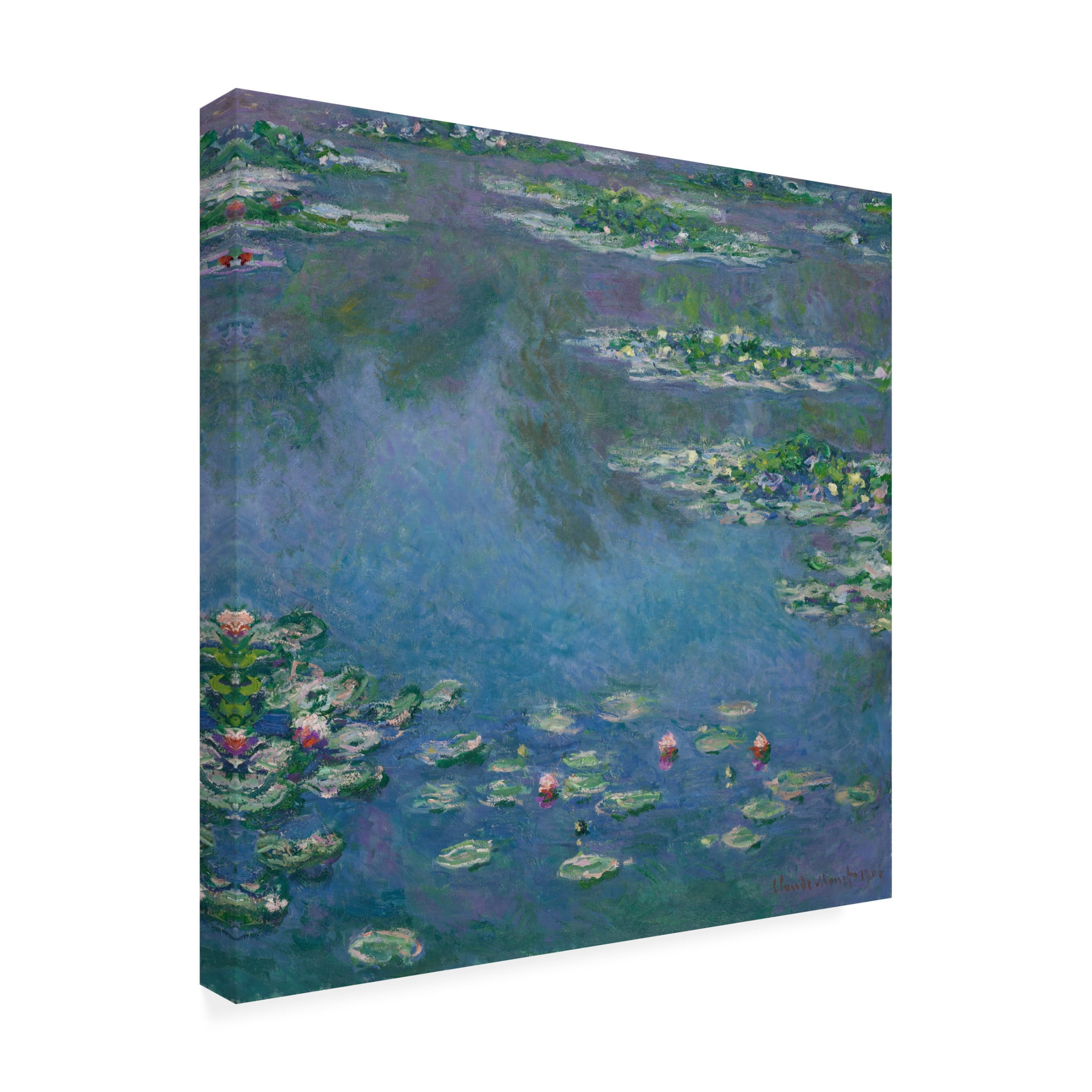Trademark Fine Art Pictufy Water Lilies Canvas Wall Art