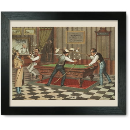 

Framed Print: A Carom On The Chandelier 1882