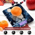 thumbnail image 5 of Cat Blue Food Scale Digital Kitchen Scale Waterproof Tempered Glass Tare Function 11 lb for Baking Cooking Meal Prep, 5 of 7