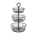 thumbnail image 2 of Gourmet Basics by Mikasa 3-Tier Round Wrap Basket, 2 of 5