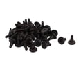 thumbnail image 1 of Tornillos de cabeza plana Phillips para computadora portátil a prueba de golpes, disco duro, negros, 50 piezas, 1 of 3