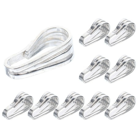 

10pcs Necklace Pendants DIY Hanging Ring Buckles Accessories DIY Charm Pendant Clasps