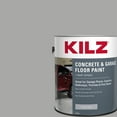 thumbnail image 2 of KILZ 1-Part Epoxy Concrete and Garage Floor Paint, Interior/Exterior, Satin, Silver Gray, 1 Gallon, 2 of 8