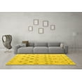 thumbnail image 3 of Ahgly Company Indoor Rectangle Abstract Yellow Modern Area Rugs, 7' x 10', 3 of 4