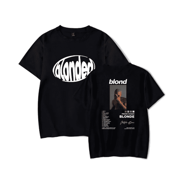 Ocean T-Shirt Fashion Frank Unisex Crewneck Cotton TShirts Men Women Short Sleeve Casual Tees Tops