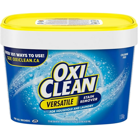 OxiClean All-Purpose Stain Remover Powder for Household, Laundry, Carpet, and Upholstery - Colour Safe, Chlorine Bleach Free,