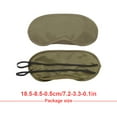 thumbnail image 4 of Guardurnaity Sombra de ojos Cómoda venda para los ojos Cubiertas convenientes para dormir en los ojos Verde militar Type1, 4 of 6