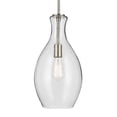 thumbnail image 2 of 42047NICS Kichler Lighting Everly - 1 Light Pendant-17.75 Inches Tall and 9 Inches Wide-Brushed Nickel Finish-Clear Seeded Glass Color, 2 of 4
