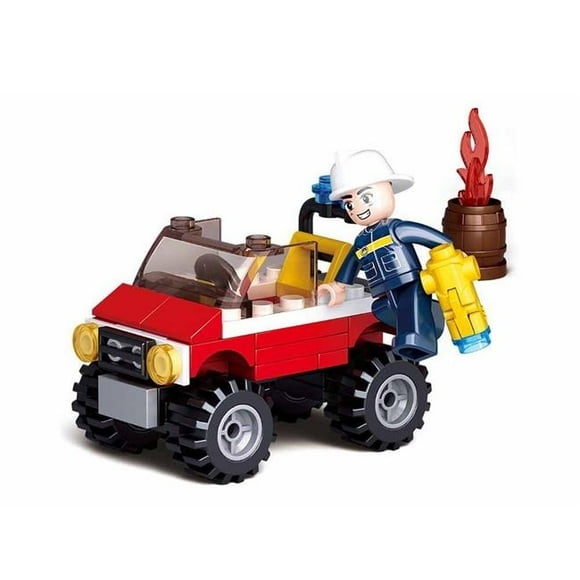 Sluban 621 Fire Police Car (58 Pcs)